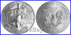 Lot of 20 2014 $1 American Silver Eagle 1 oz Brilliant Uncirculated Full Roll