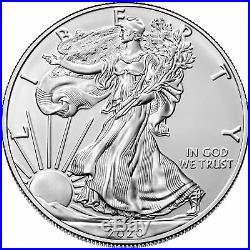 Lot of 5 2020 $1 American Silver Eagle 1 oz Brilliant Uncirculated