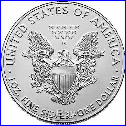 Lot of 5 2020 $1 American Silver Eagle 1 oz Brilliant Uncirculated