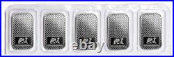 Lot of 5 SilverTowne Mint Eagle Design 1 oz Silver Sealed in Plastic