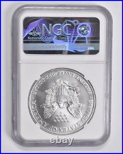 MS70 1998 American Silver Eagle NGC 4174