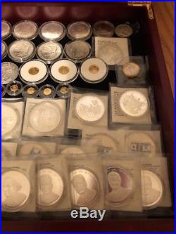 Massive Coin Collection, Gold & Silver Eagles Morgans Shipwreck Ms 70 No Reserve