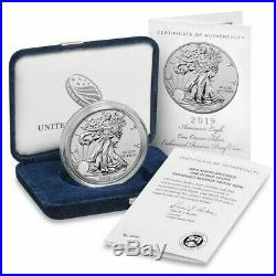 NEVER OPENED 2019-S American Eagle One Ounce Silver Enhanced Reverse Proof Coin