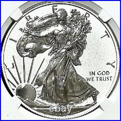 Ngc Rev Pf-70! 2021-w Type 1 American Silver Eagle Reverse Proof