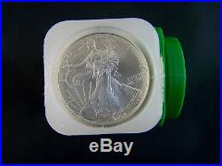 Nice 20 coin Roll of 2003 American Silver Eagles 1 oz. 999 Fine Silver Dollars