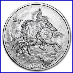 Nordic Creatures 5 1 Oz Silver Coins Full Matching # Sets-dragon-eagle-hellhound