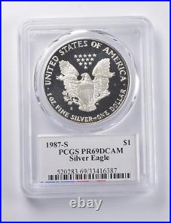 PR69 DCAM 1987-S American Silver Eagle Signed Moy PCGS 4935