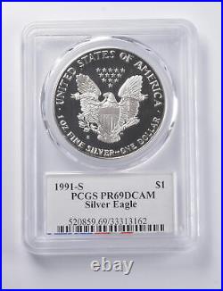 PR69 DCAM 1991-S American Silver Eagle Signed Moy PCGS 4900