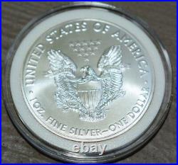 Personalized Colorized American Silver Eagle 1oz. 999 Silver Dollar Coin