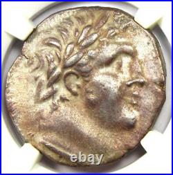 Phoenicia Tyre AR Shekel Bible Coin Melkart Eagle 47 BC. Certified NGC XF (EF)