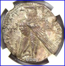 Phoenicia Tyre AR Shekel Bible Coin Melkart Eagle 47 BC. Certified NGC XF (EF)