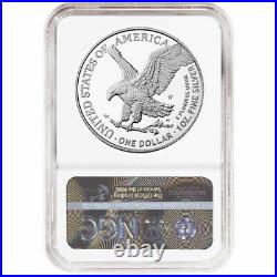 Presale 2021-W Proof $1 Type 2 American Silver Eagle NGC PF70UC ER Blue Label