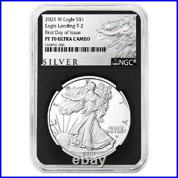 Presale 2021-W Proof $1 Type 2 American Silver Eagle NGC PF70UC FDI ALS Label