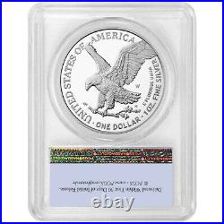 Presale 2021-W Proof $1 Type 2 American Silver Eagle PCGS PR70DCAM FS Flag Lab