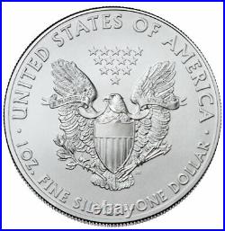 Presale Lot of 5 2021 $1 American Silver Eagle 1 oz Brilliant Uncirculated
