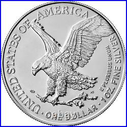 Presale Lot of 5 2022 $1 American Silver Eagle 1 oz BU