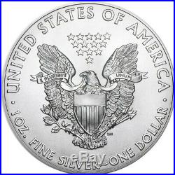 Roll Of 20 2015 $1 Silver American Eagles 1 oz Coins BU