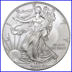 Roll of 20 2010 1 Troy oz. 999 Fine Silver American Eagle $1 Coins SKU21812