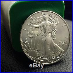 Roll of 20 2010 Silver American Eagle 1 Troy oz. 999 Fine Silver Coins
