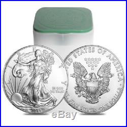 Roll of 20 2014 1 oz Silver Eagle coins Uncirculated