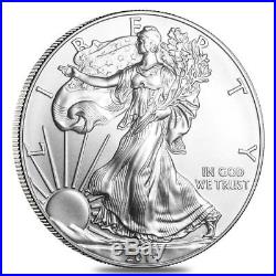 Roll of 20 2014 1 oz Silver Eagle coins Uncirculated