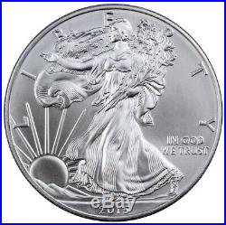 Roll of 20 2015 1 oz. 999 Fine Silver American Eagle $1 BU Coins SKU33772