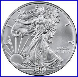 Roll of 20 2016 1 Troy oz. 999 Fine American Silver Eagle BU Coin SKU38287
