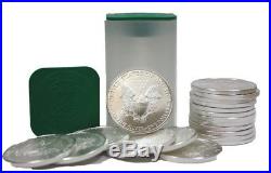 Roll of 20 American Eagles 1 oz 2012 Silver Coin BU