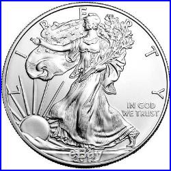Roll of 20 American Eagles 1 oz 2012 Silver Coin BU