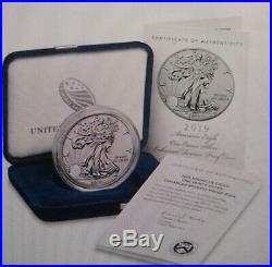 SEALED American Eagle 2019-S One Ounce Silver Enhanced Reverse Proof Coin