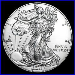 Silver American Eagles (Random Year, 20-Coin MintDirect Tube) SKU#189172