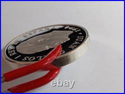 Silver BIG coin 54 gr. 925 (50 gr fine) Spain Juan Carlos I imperial Eagle