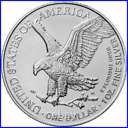 Silver Coin Set of 4 X 2023 American Eagle $1 AI-4 X 1oz Fine Silver 0.999