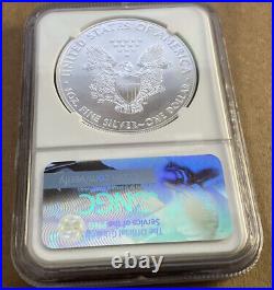 Silver Eagle MS 70 First Day issue, 2017 Elizabeth Jones signed