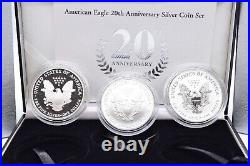 Silver Proof USA Dollar 2006 Liberty Eagle Matte Proof + Uncirculated Coin BOXED