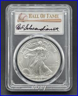 Silver eagle dollar 2020 $1 Graded 999 FDOI Type-1 PCGS MS70 Signed Edition Silver eagle dollar 2020 $1 Graded 999 FDOI Type-1 PCGS MS70 Signed Edition