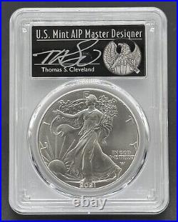 Silver eagle dollar 2021 $1 Graded First Day of Issue Type-2 PCGS MS70 Silver eagle dollar 2021 $1 Graded First Day of Issue Type-2 PCGS MS70