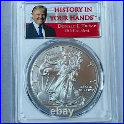 Trump Silver Eagle Silver Coin 2019 USA NGC MS69