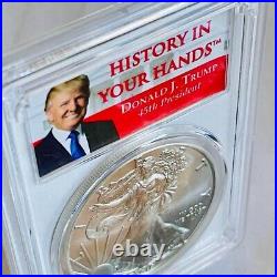 Trump Silver Eagle Silver Coin 2019 USA NGC MS69