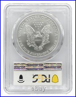 UK SELLER 2002 $1 1oz Silver Eagle T-1 PCGS M70 Graded Silver Bullion Coin USA