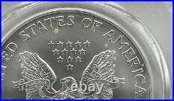 UK SELLER 2002 $1 1oz Silver Eagle T-1 PCGS M70 Graded Silver Bullion Coin USA
