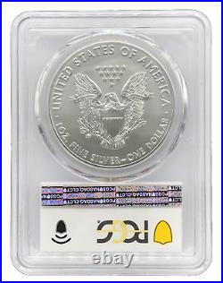 UK SELLER 2021 $1 1oz Silver Eagle T-1 LDOP PCGS MS70 Graded Silver Bullion Coin