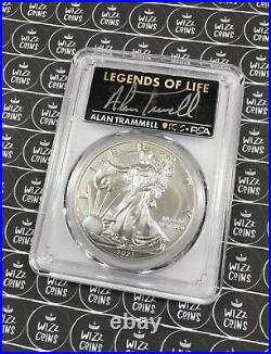 UK SELLER 2021 $1 Silver 1oz Eagle Dollar Type1 LDOP Graded Silver Bullion Coin