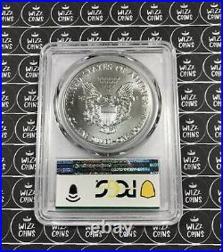 UK SELLER 2021-(P) $1 1oz Silver Eagle Dollar T-1 PCGS MS70 Graded Bullion Coin