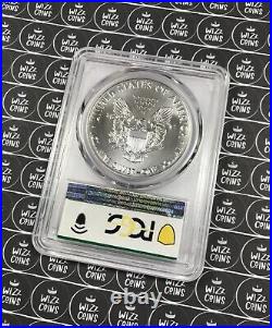 UK SELLER 2021-(P) $1 1oz Silver Eagle Dollar T-1 PCGS MS70 Graded Bullion Coin