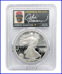 UK SELLER 2022 $1 Proof Silver Eagle PCGS PR70DCAM Legends of Life Andre Dawson