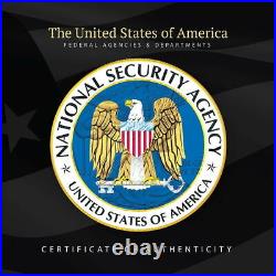 USA 1$ 2017 NSA NATIONAL SECURITY AGENCY 1OZ SILVER American Eagle