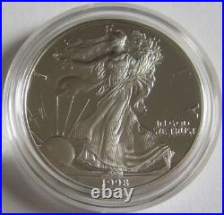 USA 1 Dollar 1998 American Silver Eagle 1 oz Silver Proof