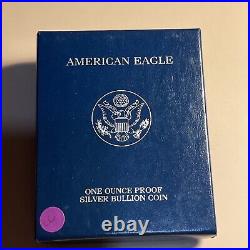 USA 2003 W ONE DOLLAR 1oz. 999 SILVER PROOF EAGLE