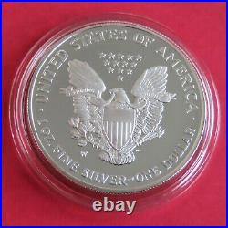 USA 2004 W ONE DOLLAR 1oz. 999 SILVER PROOF EAGLE